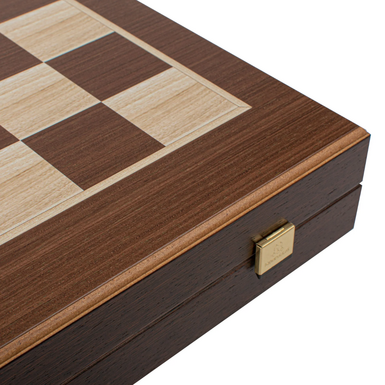 Chess set in the interior photo