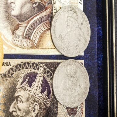 "Money of the World. Poland" made of copper and silver plated photo