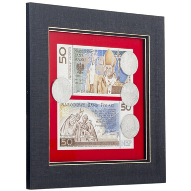 "Money of Poland" made of silver plating and copper photo