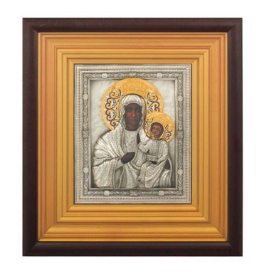 The Czestochowa Icon of the Mother of God with gilding and silvering photo