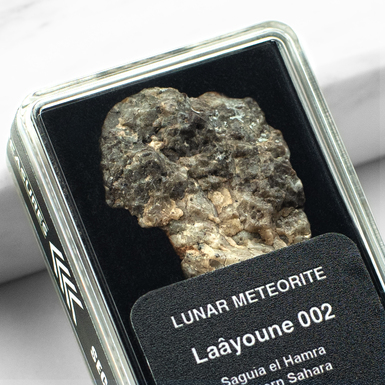 Photo of a meteorite for a collection