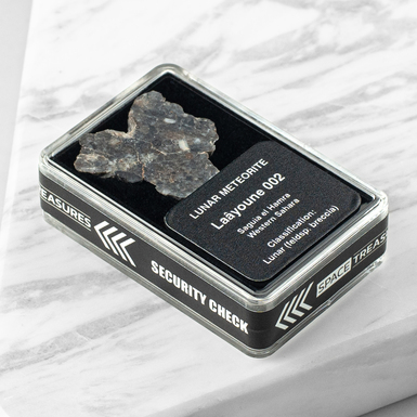 Photo of a meteorite for a collection
