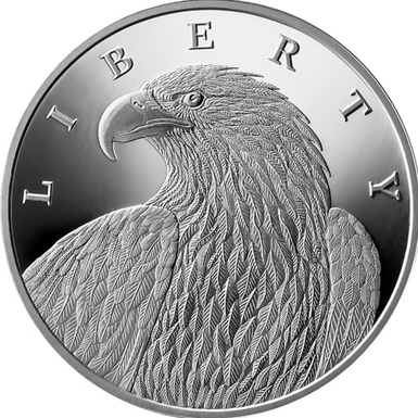 Срібна монета "Liberty Eagle" фото