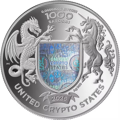 монета "Bull" фото