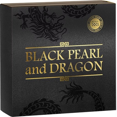  монета "Black Pearl and Dragon" фото