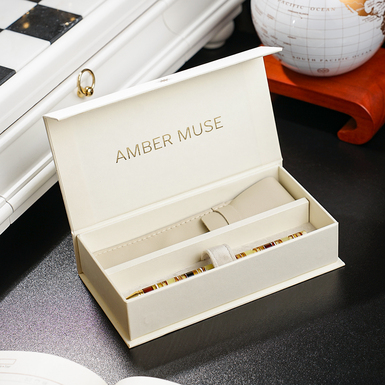 Бурштинова ручка "Сяйво" від Amber Muse фото