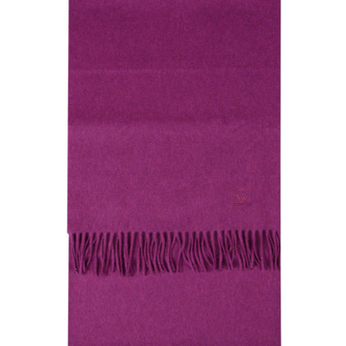 Purple eggplant scarf from Scabal