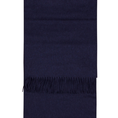 Темно синій шарф від Scabal