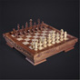 шахматы из красного дерева