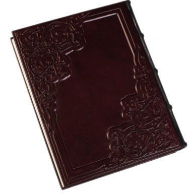 solid cover with leather