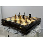 Chess made of wood