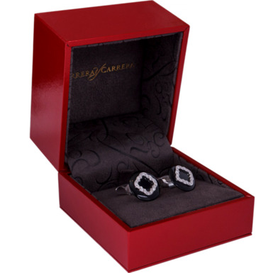 cufflinks in jewelry box