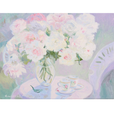 Painting "White flowers"