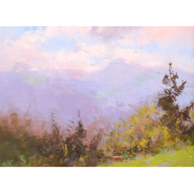 Картина «Гора Говерла и Петрос»