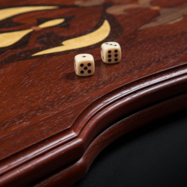 backgammon from fine wood