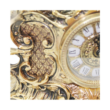Настільний бронзовий годинник