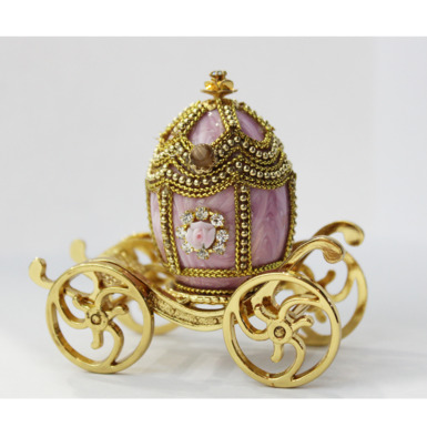 Яйцо Фаберже «Chariot» (pink)