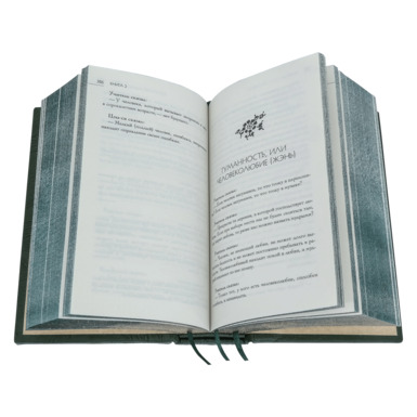 the inside of the book