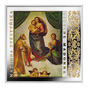 Coin with gilding «Sistine Madonna»