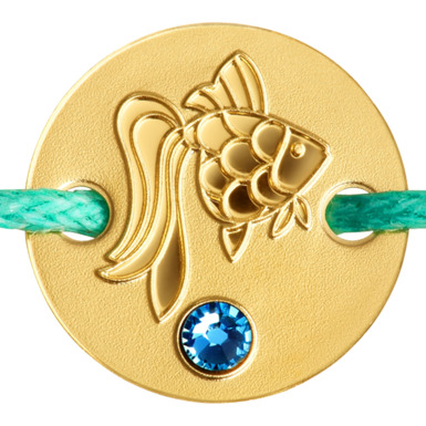 Монета-браслет «Золотая рыбка»