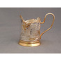gold-plated cup holder