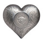 монета в форме сердца