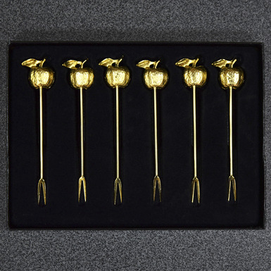 gold plated skewers