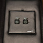 Baraka Abyss cufflinks from steel and stingray leather to buy in Ukraine