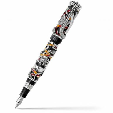 Срібна пір'яна ручка