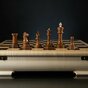 Chess "Staunton Lux" from rosewood and sycamore maple from KADUN
