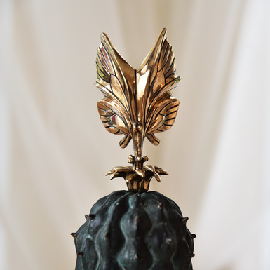 Buy a bronze statuette "Butterfly on a Cactus" from Andrey Ozyumenko in Ukraine