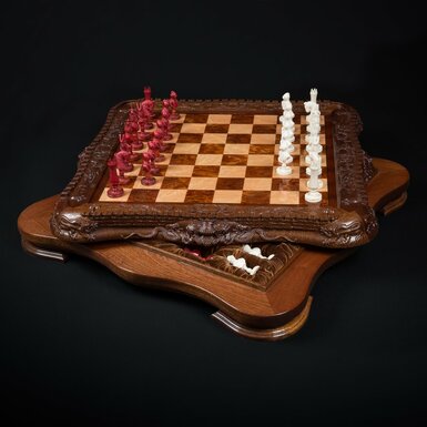 Шахматы «Камелот» из бивня мамонта от Kadun ) купить в Украине в онлайн магазине