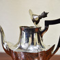 antique silver coffee pot 