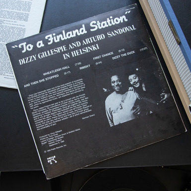 Купить пластинку с аьбомом Dizzi Gillespie and Arturo Sandoval in Helsinki 