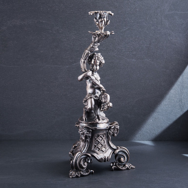 A pair of silver candlesticks "Cupids with vines" - buy in an online 