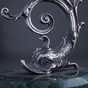 Silver fruit vase "Fish" - buy in the online 
