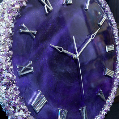 Настенные часы «Фиолетовая сказка» - купить 