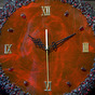 Настінний годинник «Рубінова пристрасть» - купити в інтернет