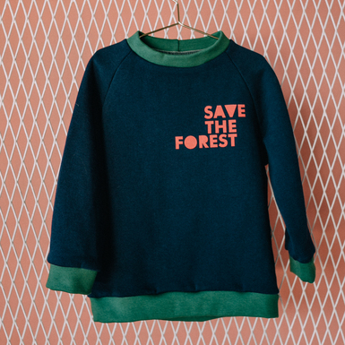 Sweatshirt "Save the forest"