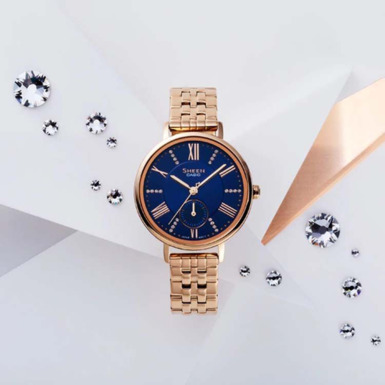 Стильний жіночий годинник SHE-3066PG-2AUEF від Casio - купити в інтернет магазині подарунків