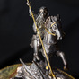 an exclusive gift the figurine "George the Victorious" made of brass