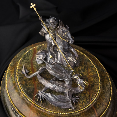  gift the figurine "George the Victorious" made of brass buy in Ukraine in the online store
