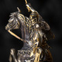 эксклюзивный подарок статуэтка «Козак на коне» из латуни 