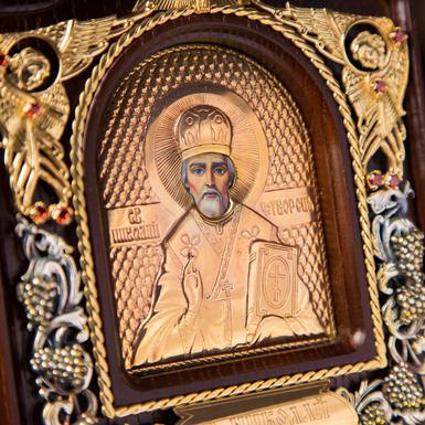 an exclusive gift icon of St. Nicholas the Wonderworker buy in Ukraine 