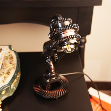 Original table lamp "Bicycle chain" from DESIGNER LIGHТ