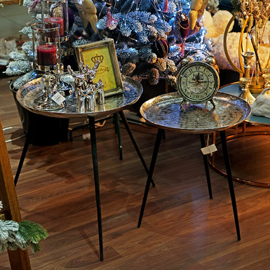 Decorative metal table - buy in an online gift store 