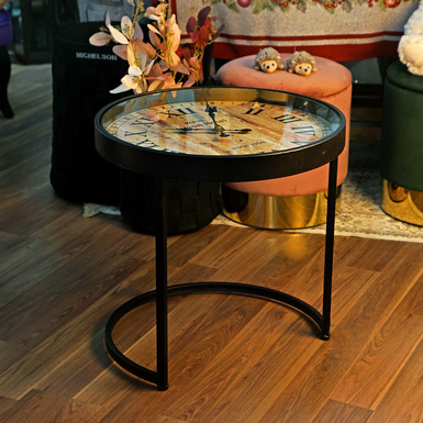 An original set of tables with a clock - buy in an online gift 