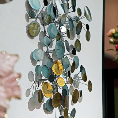 Wall decoration “Stream of circles” - buy in the online gift 