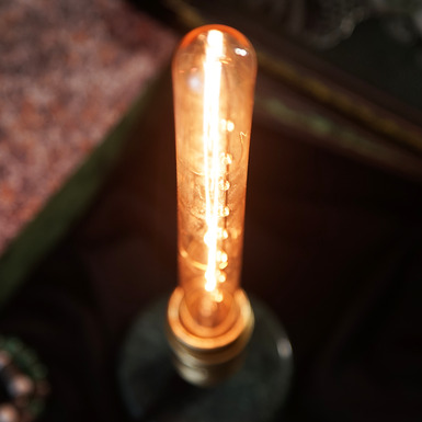 Настольная лампа-трубка «Green & Gold» - купить в интернет