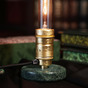 Table lamp tube "Green & Gold" - buy 